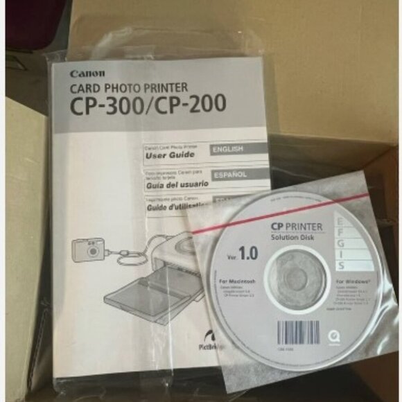 NOS Canon CP-200 Card Photo Printer - Picture 3 of 5